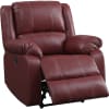 Zuriel Power Recliner in Red PU Finish by Acme - 52153 - Image 4 of 0