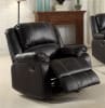 Zuriel Motion Loveseat in Black Finish by Acme - 52286 - Image 5 of 0