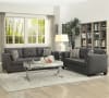Laurissa Loveseat in Light Charcoal Linen Finish by Acme - 52406 - Image 2 of 0