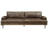 Silchester Sofa in Oak & Distress Chocolate Top Grain Leather Finish by Acme - 52475 - Image 1 of 0