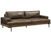 Silchester Sofa in Oak & Distress Chocolate Top Grain Leather Finish by Acme - 52475 - Image 2 of 0