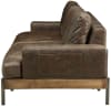 Silchester Sofa in Oak & Distress Chocolate Top Grain Leather Finish by Acme - 52475 - Image 3 of 0