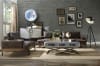 Silchester Sofa in Oak & Distress Chocolate Top Grain Leather Finish by Acme - 52475 - Image 5 of 0