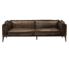 Porchester Sofa in Distress Chocolate Top Grain Leather Finish by Acme - 52480 - Image 1 of 0