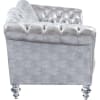 Dixie 2 Piece Sofa Set in Metallic Silver Finish by Acme - 52780-S - Image 4 of 0