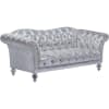 Dixie Loveseat in Metallic Silver Finish by Acme - 52781 - Image 2 of 0