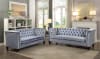 Honor Sofa in Blue-Gray Velvet Finish by Acme - 52785 - Image 3 of 0