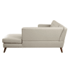 Essick II 2 Piece Sectional in Gray PU Finish by Acme - 53045 - Image 2 of 0
