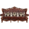 Eustoma Sofa in Cherry Top Grain Leather & Walnut Finish by Acme - 53065 - Image 2 of 0