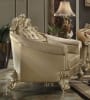 Vendome II 2 Piece Sofa Set in Bone PU & Gold Patina Finish by Acme - 53120-S - Image 4 of 0