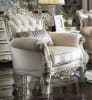 Picardy II Chair in Fabric & Antique Pearl Finish by Acme - 53462 - Image 1 of 0