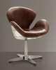 Brancaster Chair in Retro Brown Top Grain Leather Finish by Acme - 53547 - Image 4 of 0