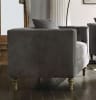 Sidonia Loveseat in Gray Velvet Finish by Acme - 53581 - Image 4 of 0