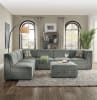 Bois 6 Piece Sectional in Gray Velvet Finish by Acme - 53780-53781 - Image 1 of 0