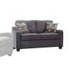 Cleavon II Loveseat in Gray Linen Finish by Acme - 53791 - Image 2 of 0