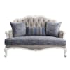 Ciddrenar Loveseat in Fabric & White Finish by Acme - 54311 - Image 1 of 0