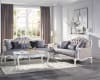 Ciddrenar Loveseat in Fabric & White Finish by Acme - 54311 - Image 5 of 0