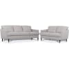 Helena 2 Piece Sofa Set in Pearl Gray Leather Finish by Acme - 54575-S - Image 1 of 0