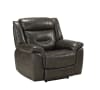 Imogen Power Motion Recliner in Gray Leather-Aire Finish by Acme - 54807 - Image 2 of 0