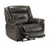 Imogen Power Motion Recliner in Gray Leather-Aire Finish by Acme - 54807 - Image 3 of 0