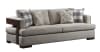 Niamey Sofa in Fabric & Cherry Finish by Acme - 54850 - Image 2 of 0