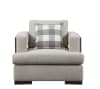 Niamey Chair in Fabric & Cherry Finish by Acme - 54852 - Image 1 of 0