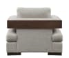 Niamey Chair in Fabric & Cherry Finish by Acme - 54852 - Image 3 of 0