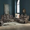 Harumi Power Motion Loveseat in Gray Leather-Aire Finish by Acme - 54896 - Image 5 of 0