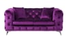 Atronia Loveseat in Purple Fabric Finish by Acme - 54906 - Image 1 of 0