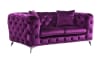 Atronia Loveseat in Purple Fabric Finish by Acme - 54906 - Image 2 of 0
