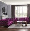 Atronia Loveseat in Purple Fabric Finish by Acme - 54906 - Image 4 of 0