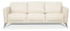 Malaga 2 Piece Sofa Set in Cream Leather Finish by Acme - 55005-S - Image 3 of 0