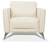 Malaga Chair in Cream Leather Finish by Acme - 55007 - Image 1 of 0