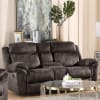 Zubaida Motion Loveseat in 2-Tone Chocolate Velvet Finish by Acme - 55021 - Image 1 of 0