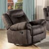 Zubaida Motion Loveseat in 2-Tone Chocolate Velvet Finish by Acme - 55021 - Image 4 of 0