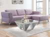 Josiah 2 Piece Sectional in Pale Berries Fabric Finish by Acme - 55090 - Image 3 of 0
