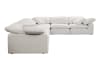 Naveen 6 Piece Sectional in Ivory Linen Finish by Acme - 55130-55131 - Image 3 of 0