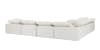 Naveen 6 Piece Sectional in Ivory Linen Finish by Acme - 55130-55131 - Image 4 of 0