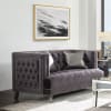 Hegio Loveseat in Gray Velvet Finish by Acme - 55266 - Image 1 of 0