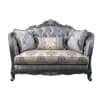 Ariadne Loveseat in Fabric & Platinum Finish by Acme - 55346 - Image 1 of 0