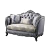 Ariadne Loveseat in Fabric & Platinum Finish by Acme - 55346 - Image 2 of 0