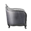 Ariadne Loveseat in Fabric & Platinum Finish by Acme - 55346 - Image 3 of 0
