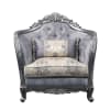 Ariadne Chair in Fabric & Platinum Finish by Acme - 55347 - Image 1 of 0