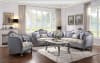 Ariadne Chair in Fabric & Platinum Finish by Acme - 55347 - Image 5 of 0