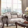 Miyeon Loveseat in Fabric & Cherry Finish by Acme - 55366 - Image 1 of 0