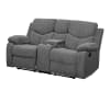 Kalen Motion Loveseat in Gray Chenille Finish by Acme - 55441 - Image 2 of 0