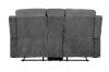 Kalen Motion Loveseat in Gray Chenille Finish by Acme - 55441 - Image 4 of 0