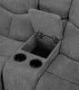 Kalen Motion Loveseat in Gray Chenille Finish by Acme - 55441 - Image 5 of 0