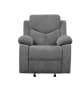 Kalen Glider Recliner in Gray Chenille Finish by Acme - 55442 - Image 1 of 0