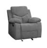 Kalen Glider Recliner in Gray Chenille Finish by Acme - 55442 - Image 2 of 0